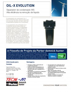TECNI-AR Parker Store dh BR OIL-X Evolution Separador de Condensado